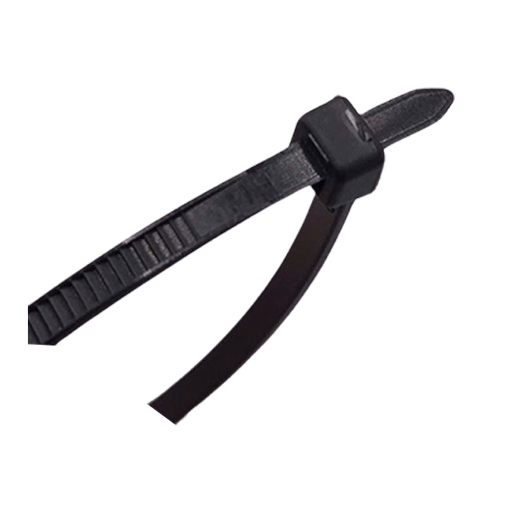 Cinta Abraçadeira 15CM Media Pacote Com 200 Unidades, Preto