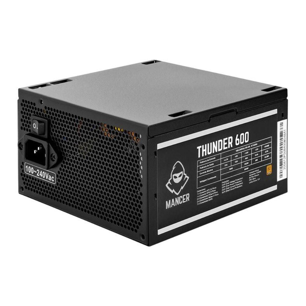 Computador Gamer Amd Ryzen 5 5600, SSD 512Gb, RAM 16GB (2x8Gb) Gab-Gamer PG-APS-RGB01, Placa de Vídeo RX 7600 GDDR6 8GB