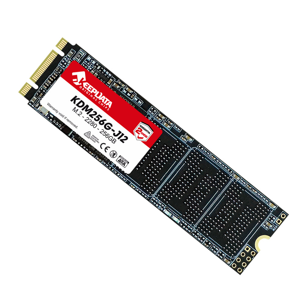 SSD M.2 SATA III Keepdata KDM256G-J12 256GB 2280 Leitura 550MB/s Gravação 500MB/s