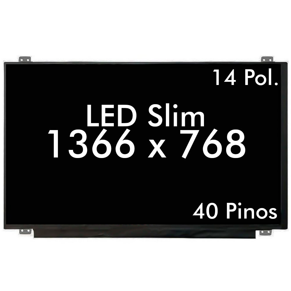 Tela Para Notebook LED Slim 14 Polegadas 40 Pinos Up/Dw Full HD N140Bge-L41