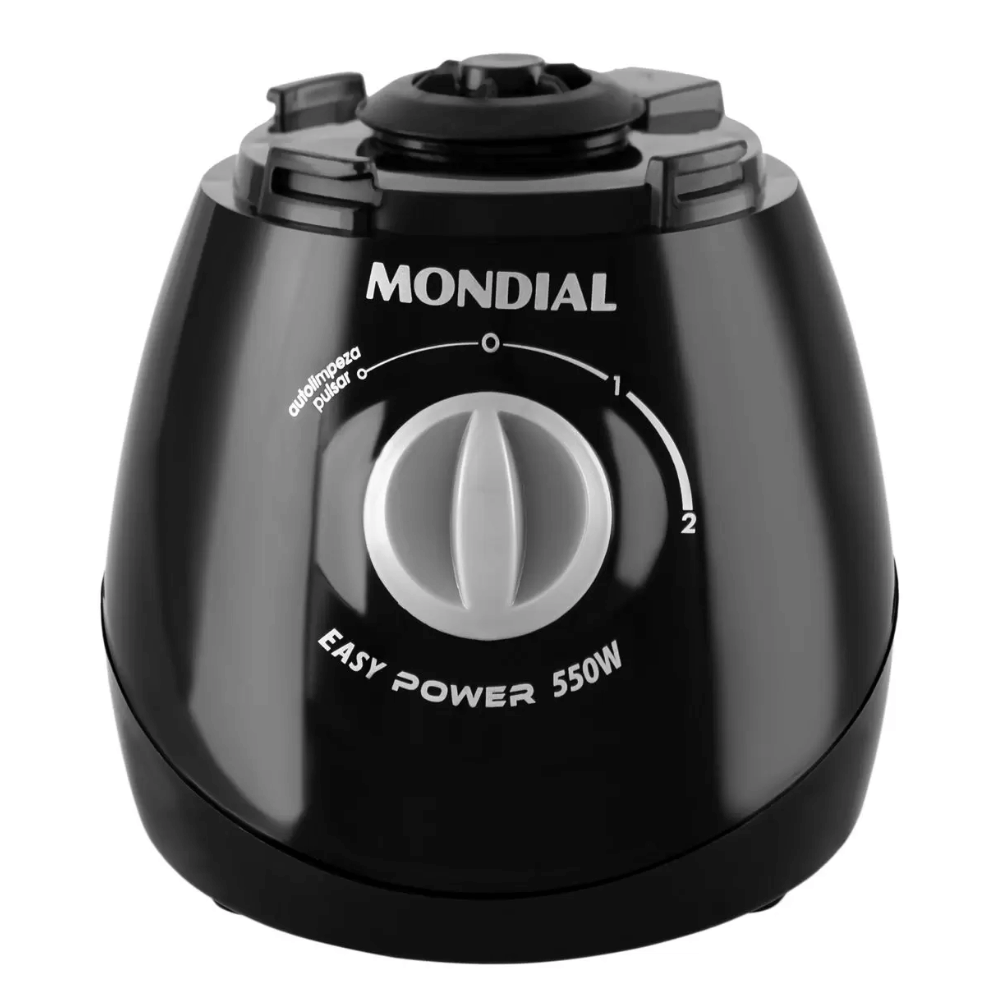 Liquidificador Mondial Easy Power L-550-B Preto - 2 Velocidades 550W