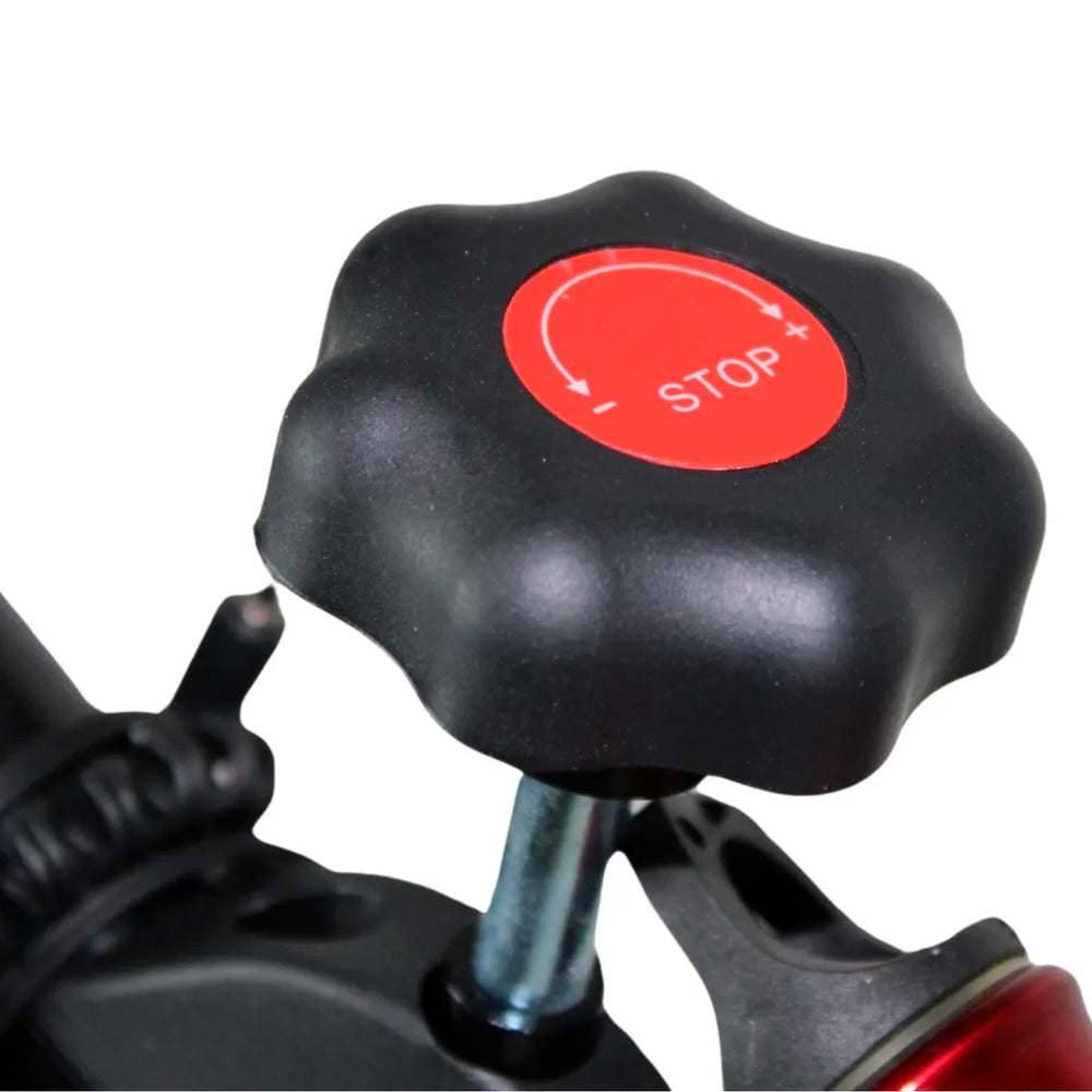 Bicicleta Ergométrica Silenciosa Nakasaki NK7102P Vertical, Modelo Fitneess Spinning Profissional 120kg - Preto