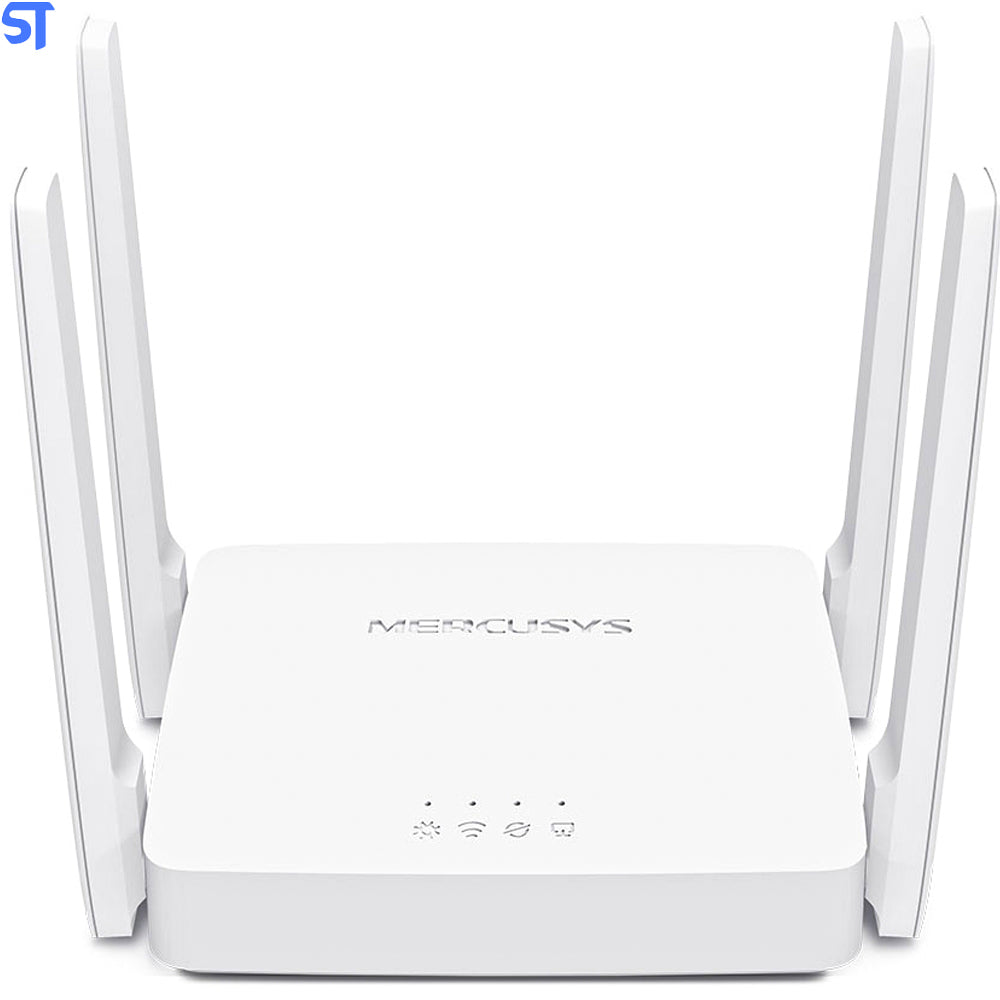 Roteador Mercusys Wireless Dual Band AC1200 AC10 Com 4 Antenas