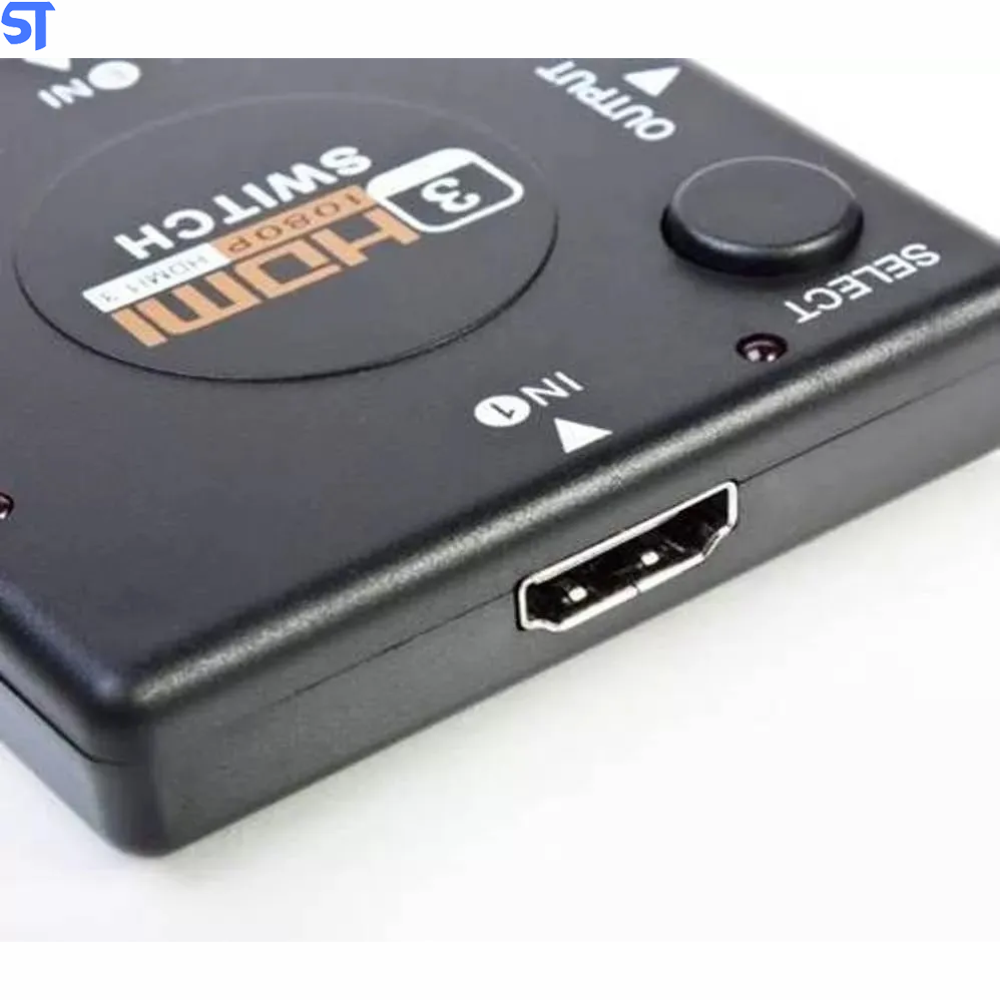Switch HDMI 3x1 1080P 3D- 3 Portas de Entrada 1 Porta Saída- Hd31-1