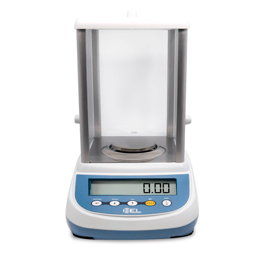 Balança Analítica BEL M214Ai 220 g x 0,0001 g, Calibração Automática, Prato Ø 80 mm, LCD Retroiluminado