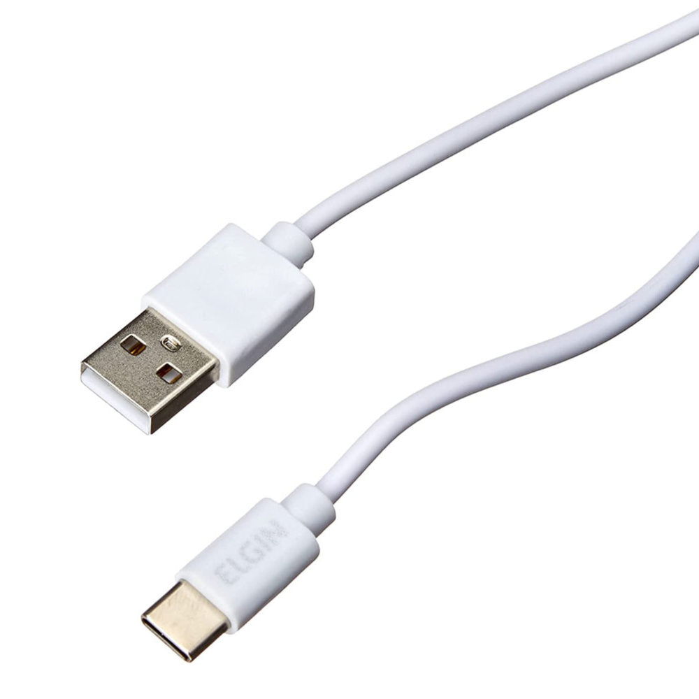 Cabo USB Tipo-C Elgin 1m, 46RCTIPOC000, Branco