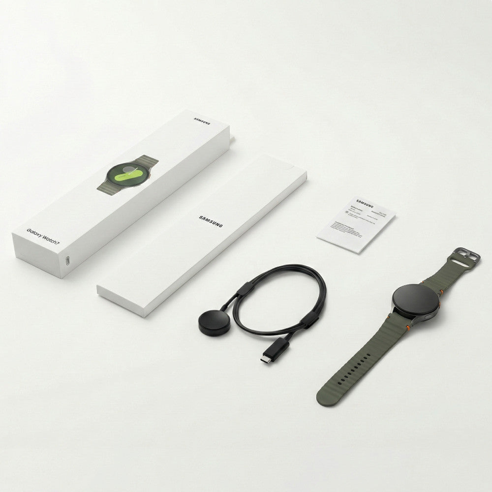 Smartwatch Samsung Galaxy Watch7 (Bluetooth, 40mm) Tela Em Cristal de Safira GPS Dupla Frequência - Verde