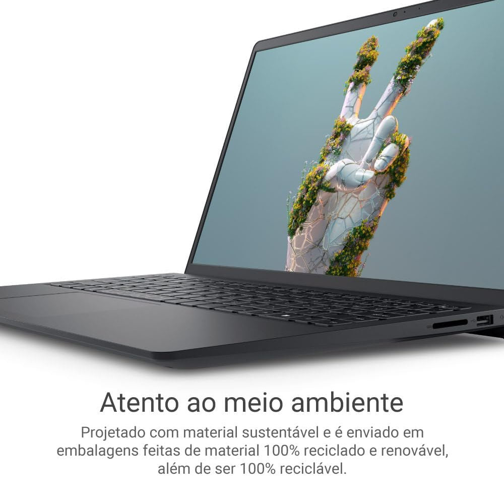 Notebook Dell Inspiron 15 I15-I1300-A30P 15.6" FHD 120Hz Intel Core i5-1334U, RAM 8GB DDR4, 512GB NVMe, Win11, Preto