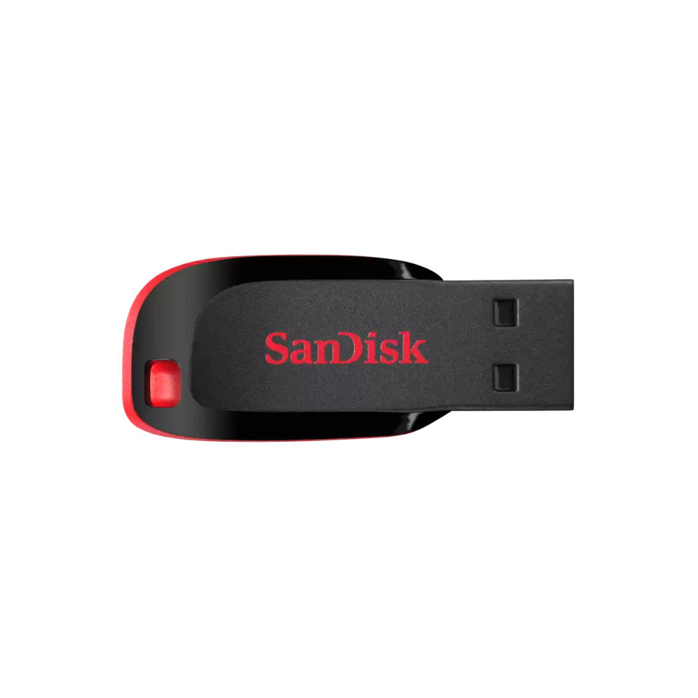 Pen Drive 8GB SanDisk Cruzer Blade SDCZ50 USB 2.0 - Preto/Vermelho