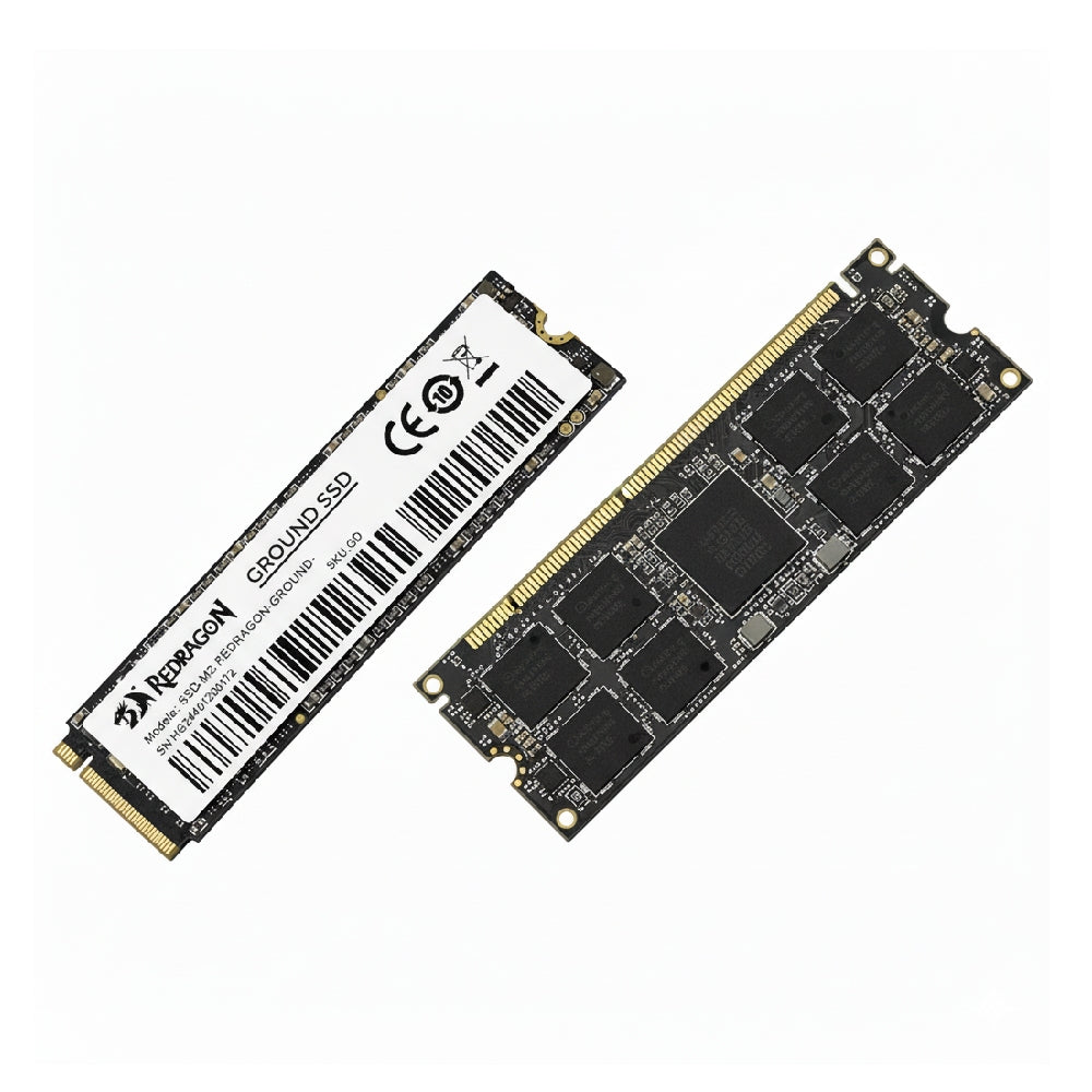 SSD M.2 NVMe Redragon Ground 256GB Leitura 3500Mb/s Gravação 3000Mb/s - GD-410