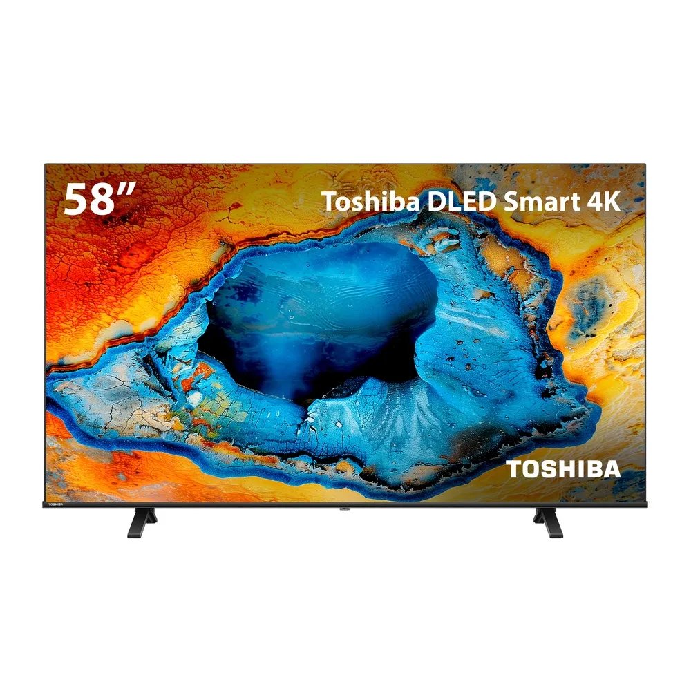 Smart TV DLED 58" 4K Toshiba 58C350NS VIDAA 3 HDMI 2 USB Wi-Fi - TB031M