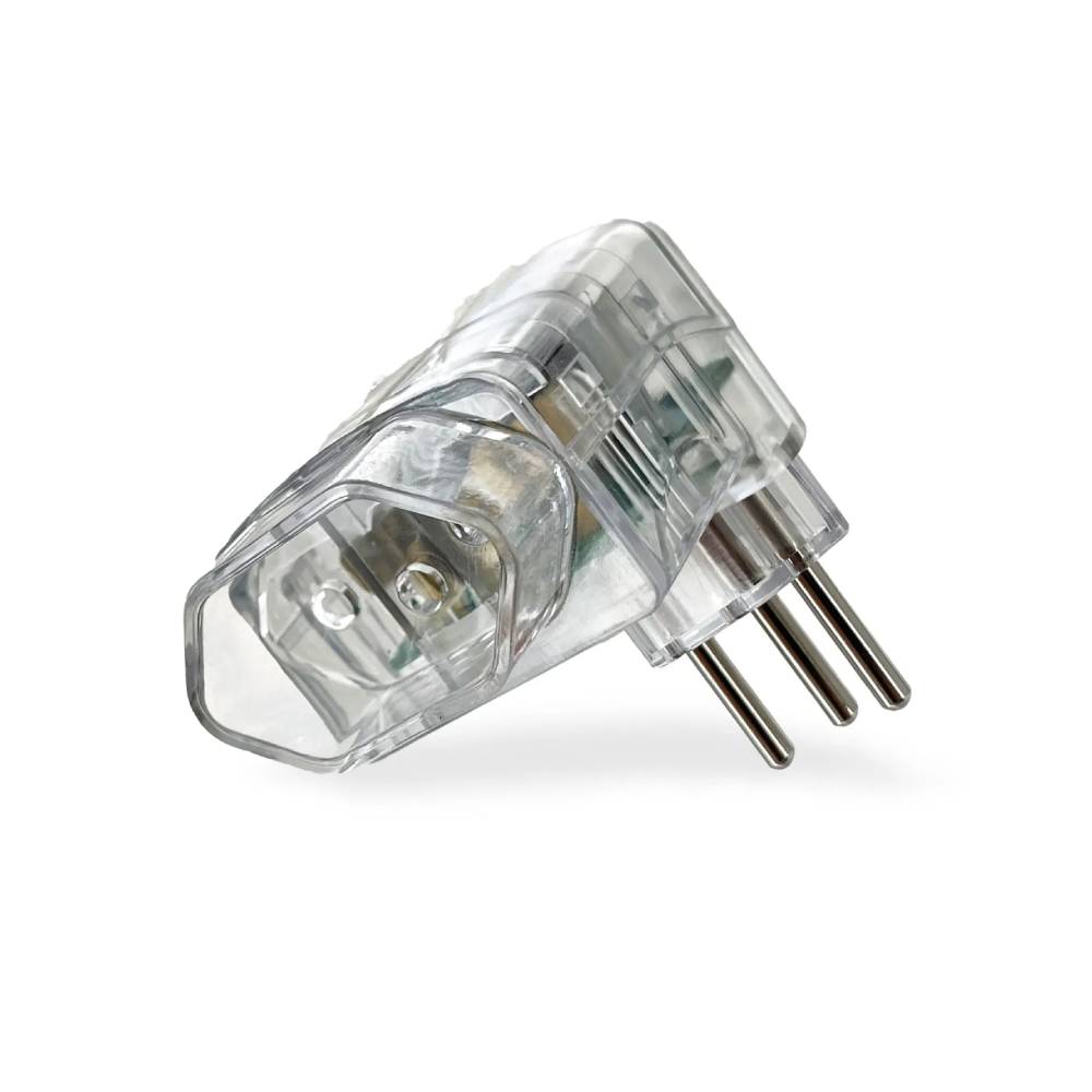 Protetor de Surto (DPS) 2P + T 20A 1 Tomada Bivolt Elgin, Transparente (46RPS301020A)