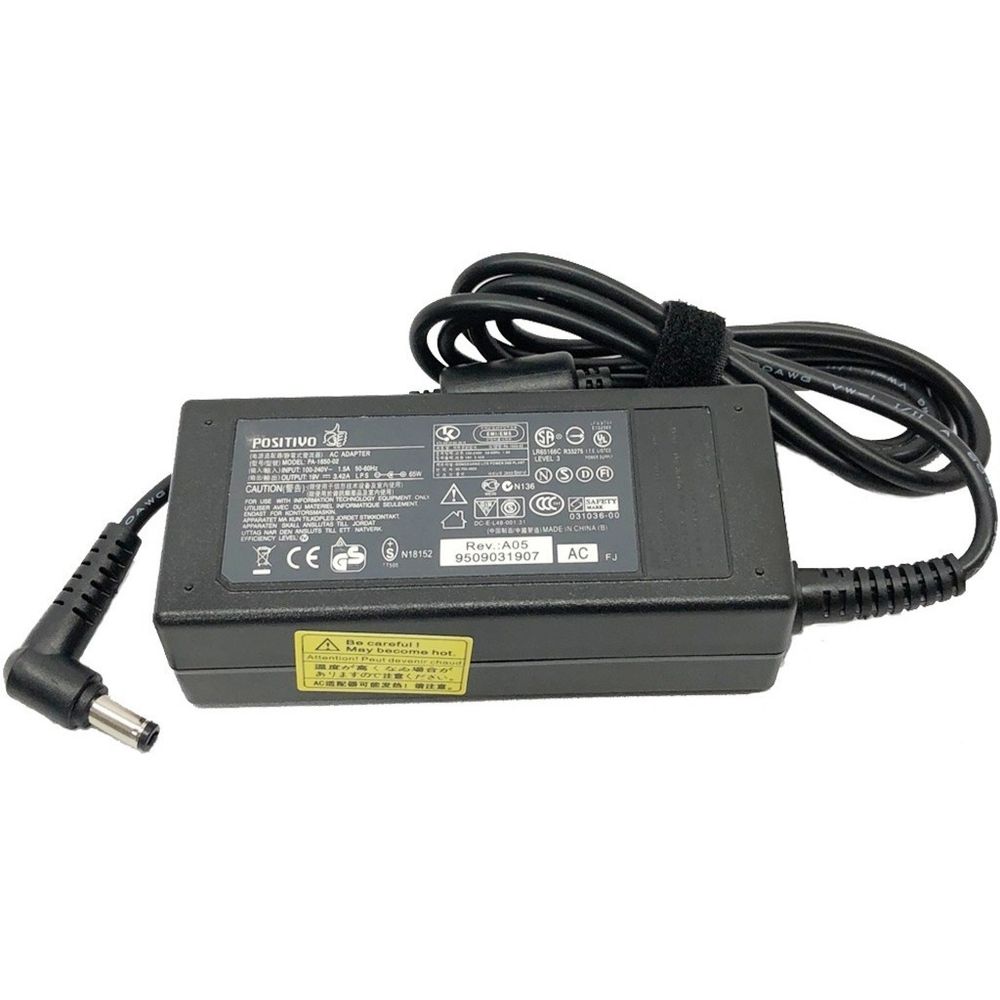 Fonte Notebook Positivo-Cce-Sti-Toshiba 19v. 3,42a