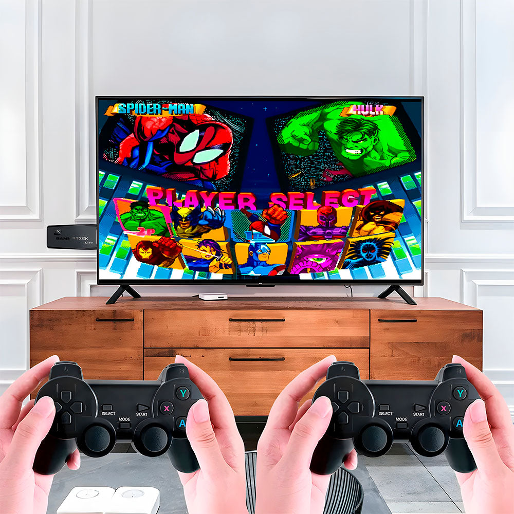 Vídeo Game Retrô, Lite 4k, 10.000 Jogos, HDMI, USB, Game Stick 4K, Com 2 Controles