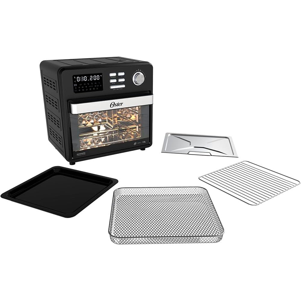 Forno e Fryer 15 Litros Oster Multifunções Compact 10 em 1 - 220V