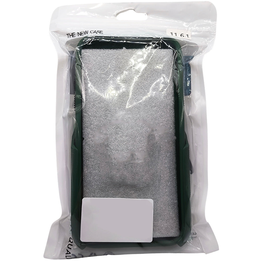 Capa Resistente Para iPhone 11, Com Suporte Clip, Anti-Impacto, Verde