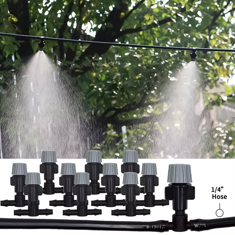 Sistema de Refrigeração, Nebulização Externa, Para Irrigação de Jardim, Com Mangueira de 10 Metros