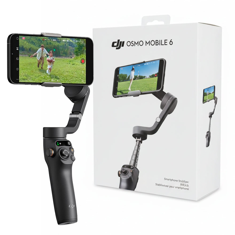 Gimbal Estabilizador DJI Osmo Mobile 6, com 3 eixos para Smartphone, Cinza Escuro, DJI110