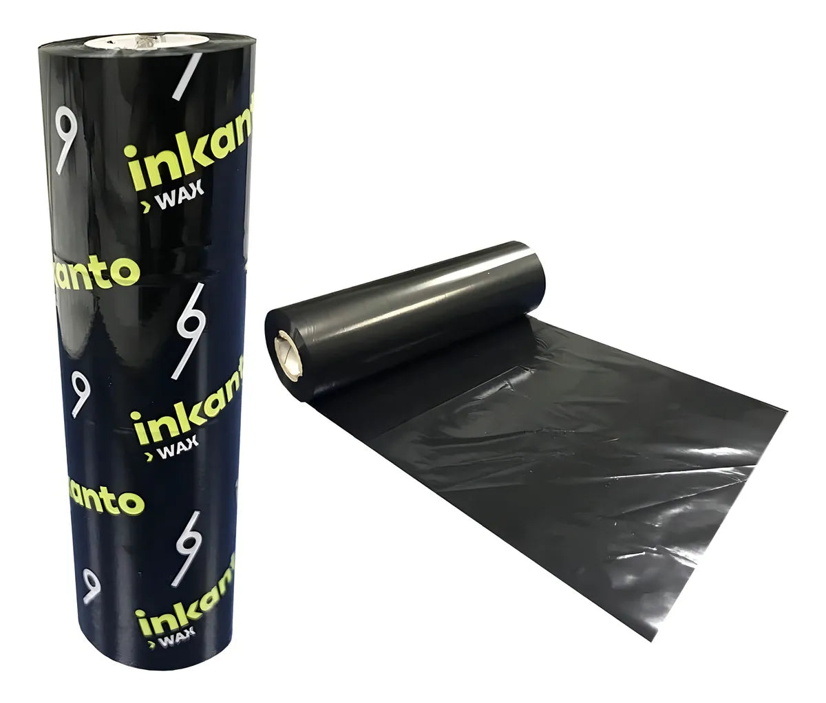 Ribbon de Cera Inkanto 110mm x74 Metros Tubo 0,5" 12,7mm AWR1  Zebra, Argox, Elgin, Godex, Datamax e Intermec/Honeywell