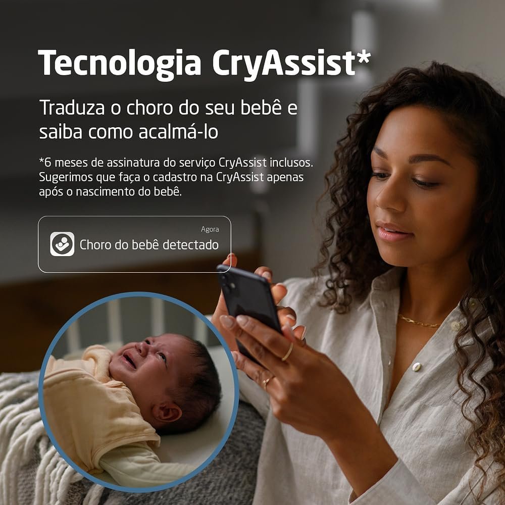 Babá Eletrônica Maxi-Cosi See Pro com Monitor 5” CryAssist Câmera 2K Visão Noturn Wi-Fi