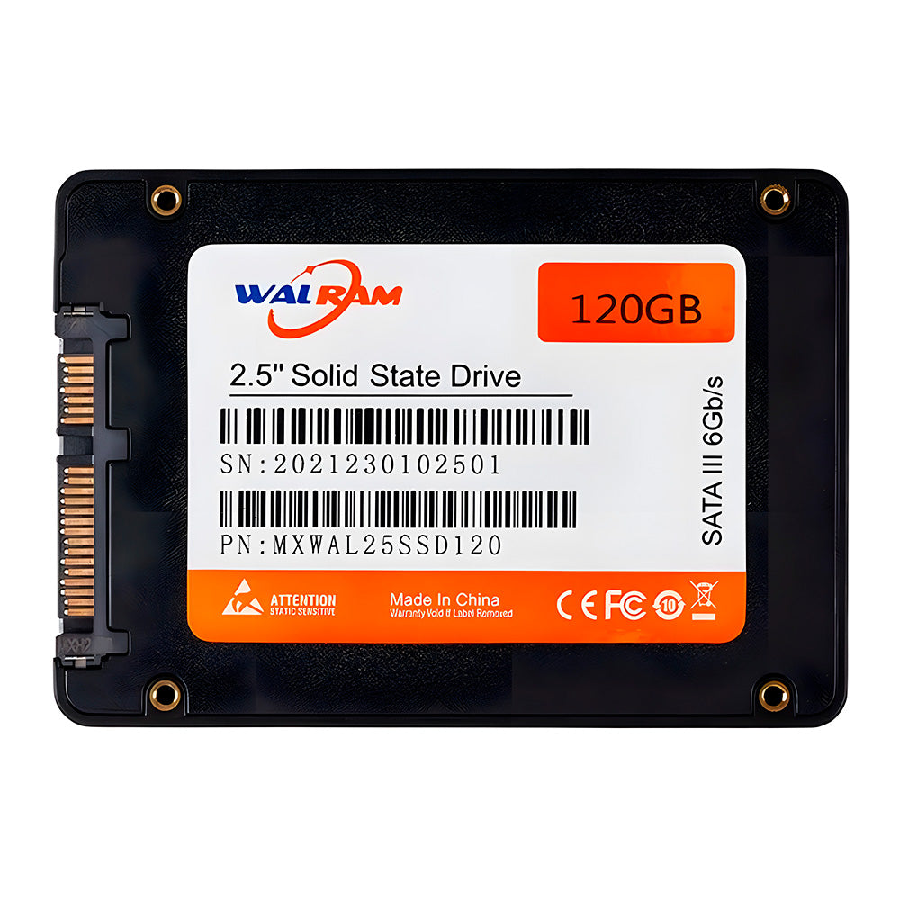 HD SSD Walram 120GB 560Mb/s De Leitura 490Mb/s De Escrita 3D Nand