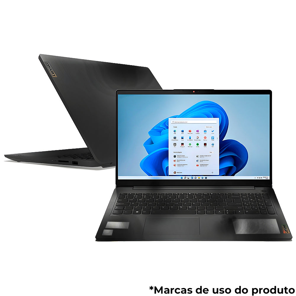 Notebook Lenovo Ideapad 3i 15ITL6 Intel Core I3-1115G4, 15,6" FHD Antireflexo, 4GB RAM, 256GB SSD, Win 11 - USADO