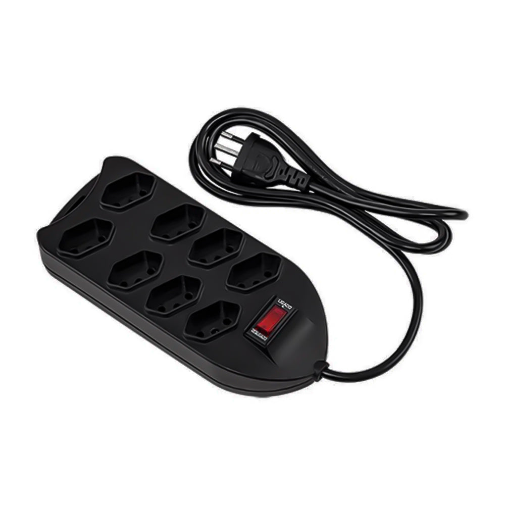 Filtro De Linha 8 Tomadas Protetor Epe 1008+ Intelbras 1,5m Preto