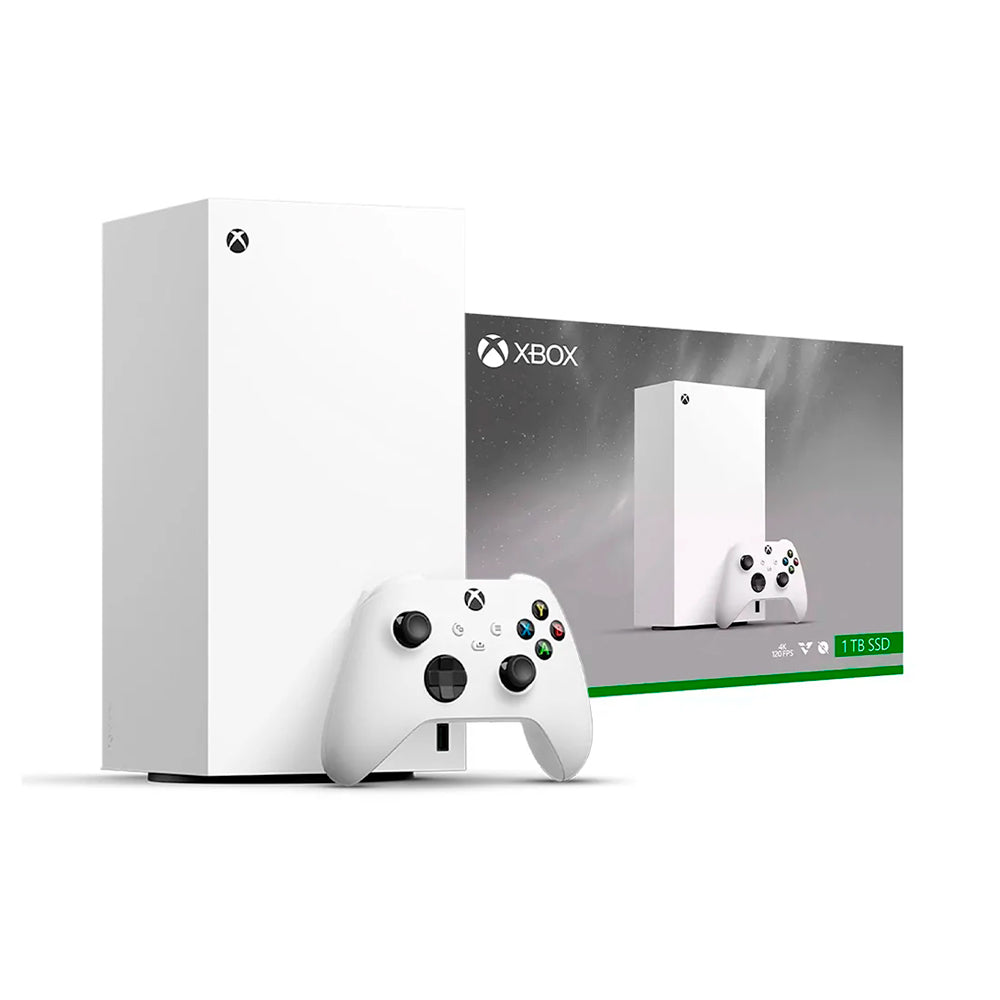 Console Xbox Series X 1TB - Microsoft, Memória RAM 16GB GDDR6, SSD NVMe, All-Digital, True 4K, HDR - Robot White