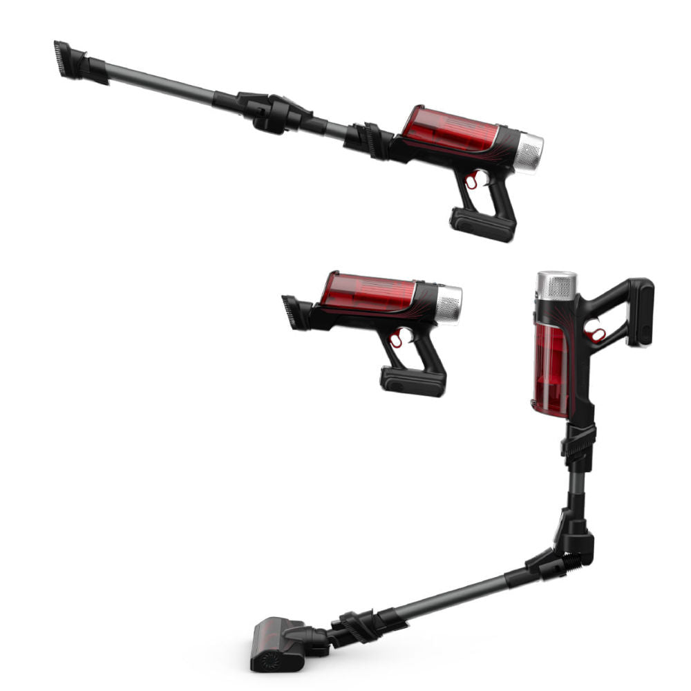 Aspirador Pó Sem Fio Arno X-Force Flex 9.60 RH20, Bivolt, 18V 0.4L Tubo Flexível LED Filtro HEPA Autonomia 45min, Preto