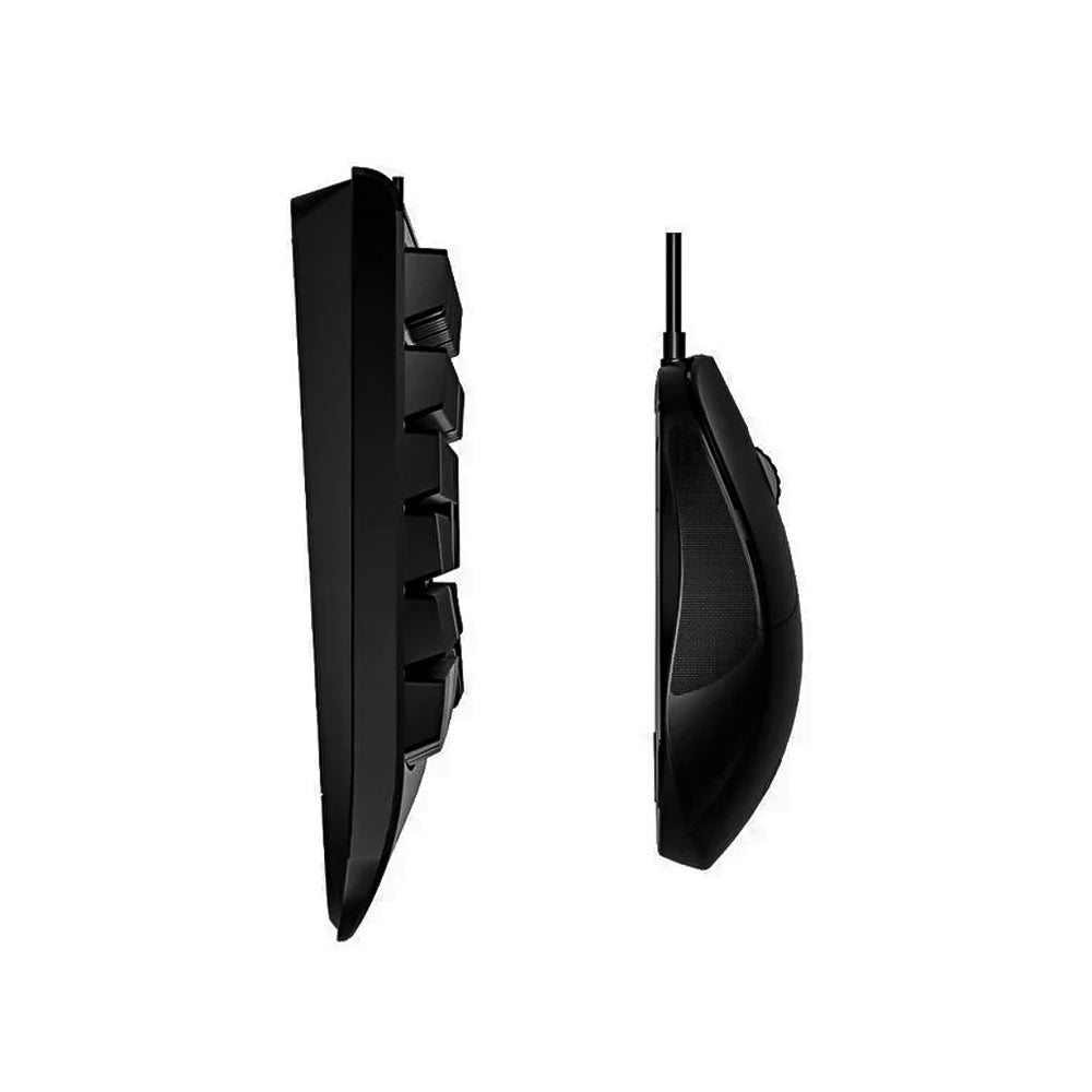 Kit Teclado e Mouse USB Plug and Play CM105 Lecoo, Mouse 1.200DPI 3 Botões Ambidestro, Teclado 104 Teclas ABNT2 - Preto