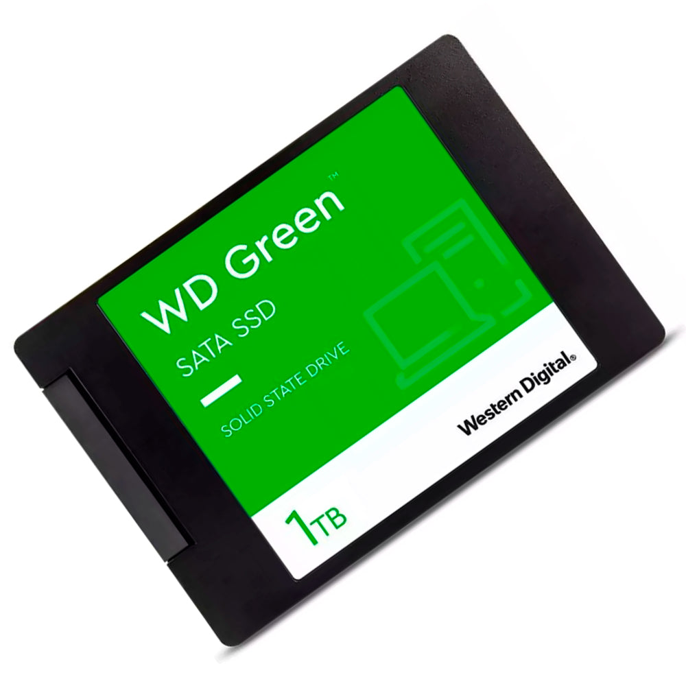 HD SSD WD Green 1TB SATA Leitura 545Mbps Gravação 430Mbps Western Digital WDS100T3G0A