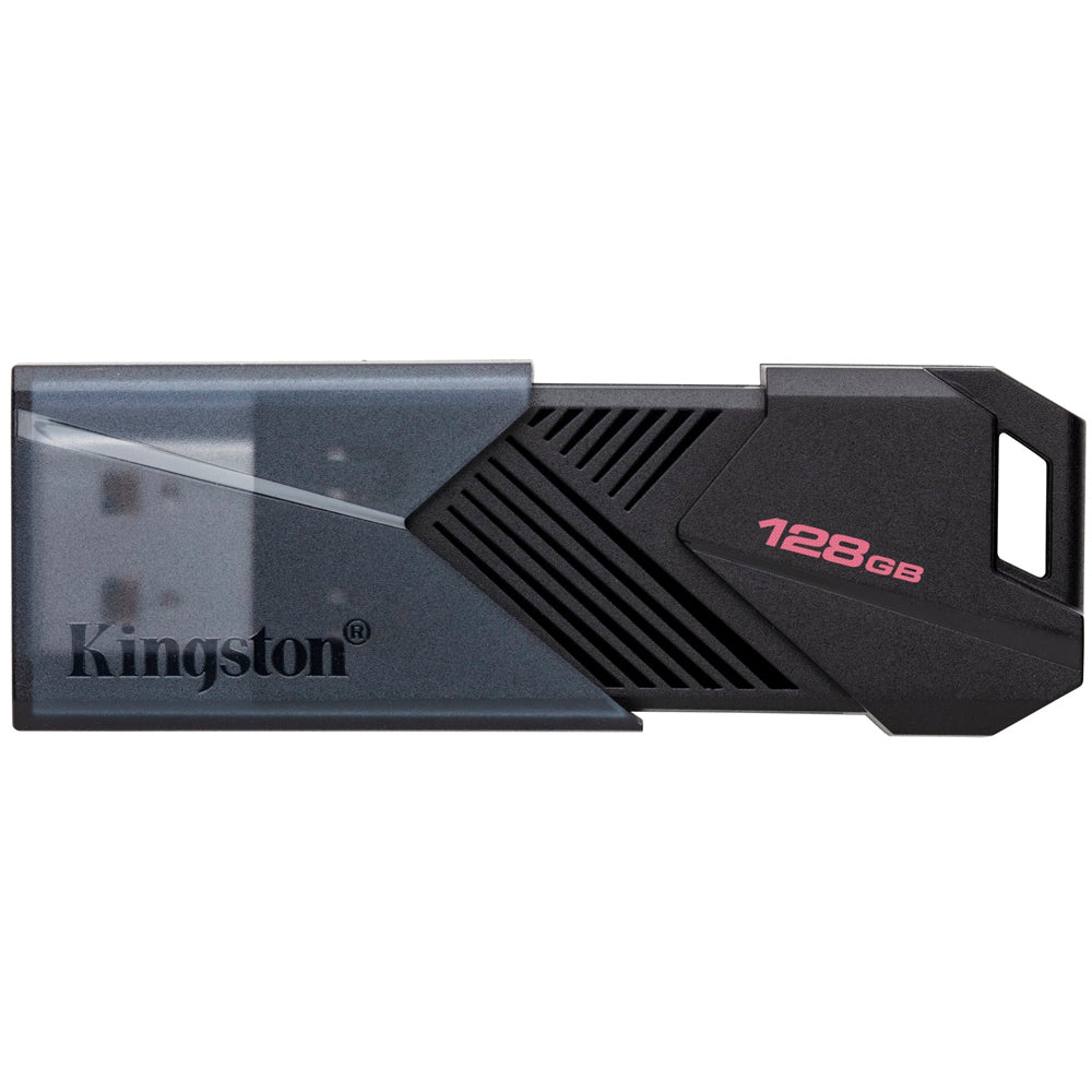 Pen Drive Kingston DataTraveler Exodia Onyx 128GB USB 3.2 Gen1, Preto Fosco, Tampa Deslizante - DTXON/128GB