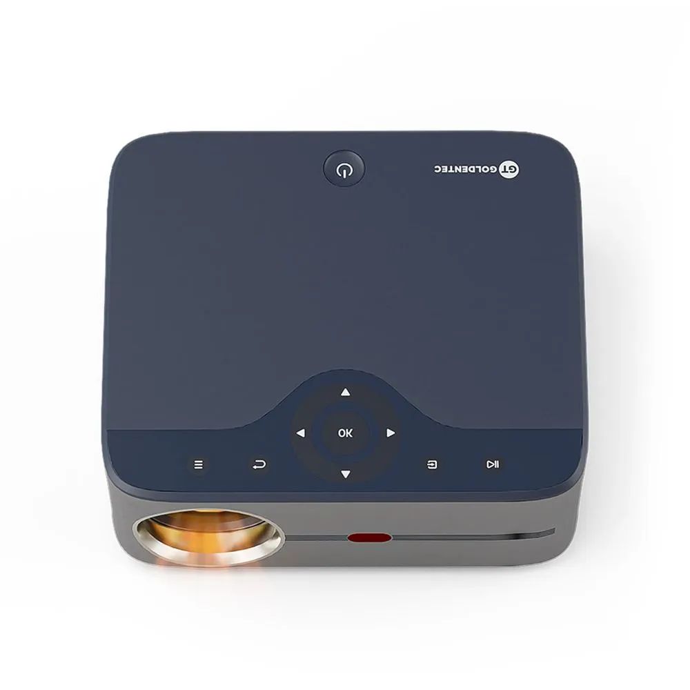 Projetor Smart 7000 Lúmens Full HD Goldentec com Wi-Fi, Bluetooth, Android e HDMI