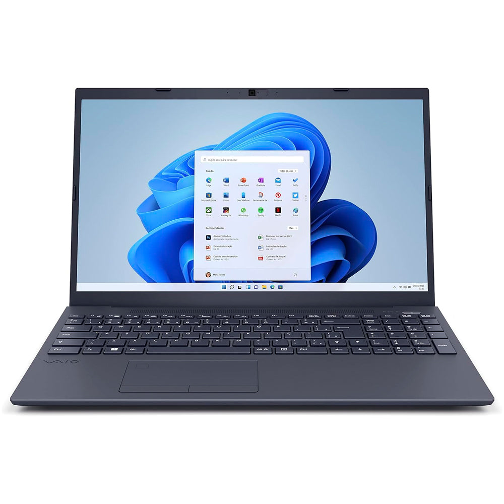 Notebook Vaio FE15 FHD 15.6" Core i5-1235U, 8GB RAM, SSD 256GB, Windows 11 Home, VJFE54F11X-B0111H, Cinza Grafite