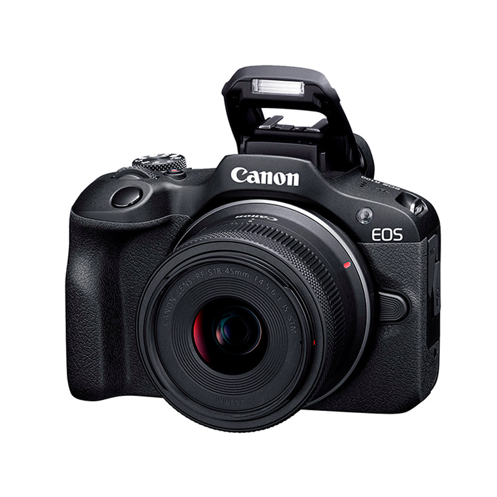Câmera Digital Canon EOS R100, 24.1MP, WiFi, Lente RF-S 18-45mm F4.5-6.3 IS STM - 6052C043AA
