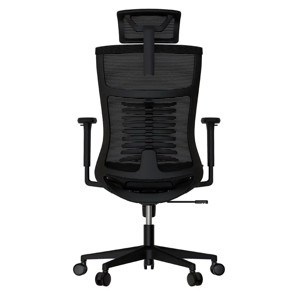 Cadeira Ergonômica Elements Vertta Pro Preta, Full Mesh, Ajuste 3D, Reclinação 150°, Suporte Lombar, BIFMA