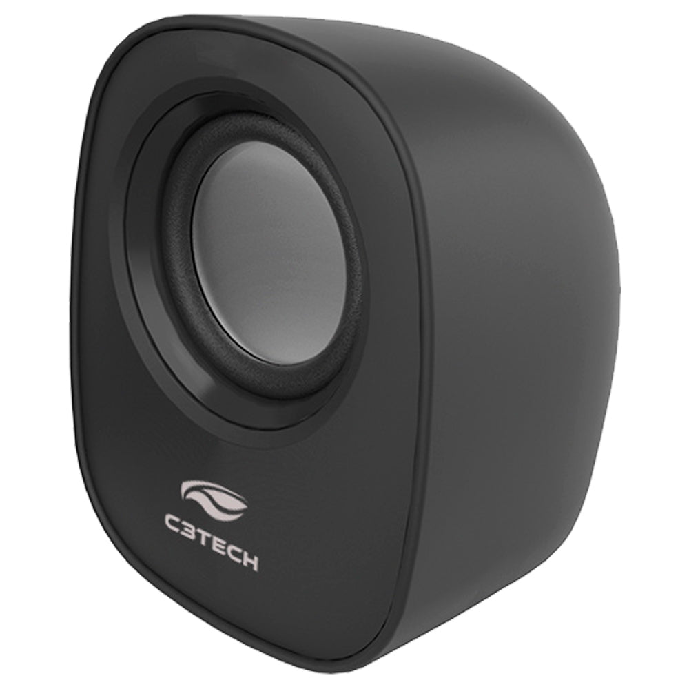 Caixa De Som Speaker 3W USB 2.0 - SP-30BK C3tech Preto