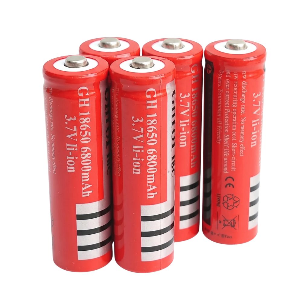 Bateria Recarregáve Ultro Fite Gh 18650 6800mah 3.7V Para Lanternas e Eletrônicos