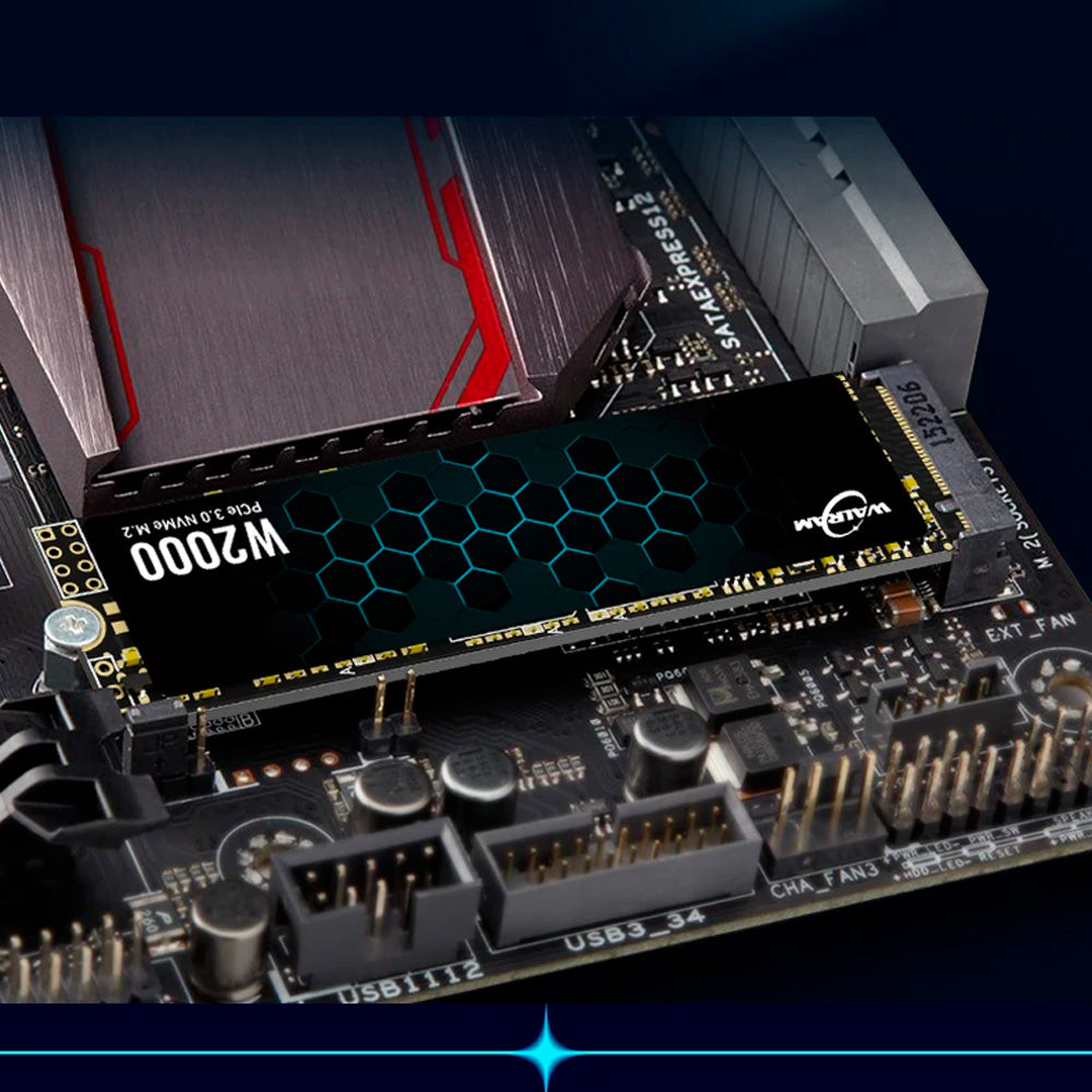 SSD M.2 NVME PCIe 3.0 Walram 256GB, Leitura 2600Mb/s, Escrita 1900Mb/s - W2000