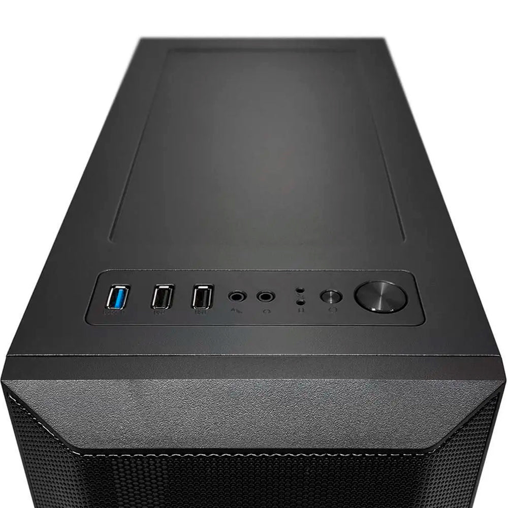 Gabinete Gamer MT-G220BK C3Tech, Lateral em Acrílico, Mid Tower, S/Fonte, Preto