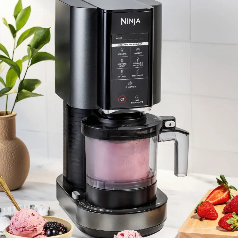 Sorveteira Creami Ninja 7-NI-1 Tecnologia Creamify Com 7 Progamas One-Touch - 220V