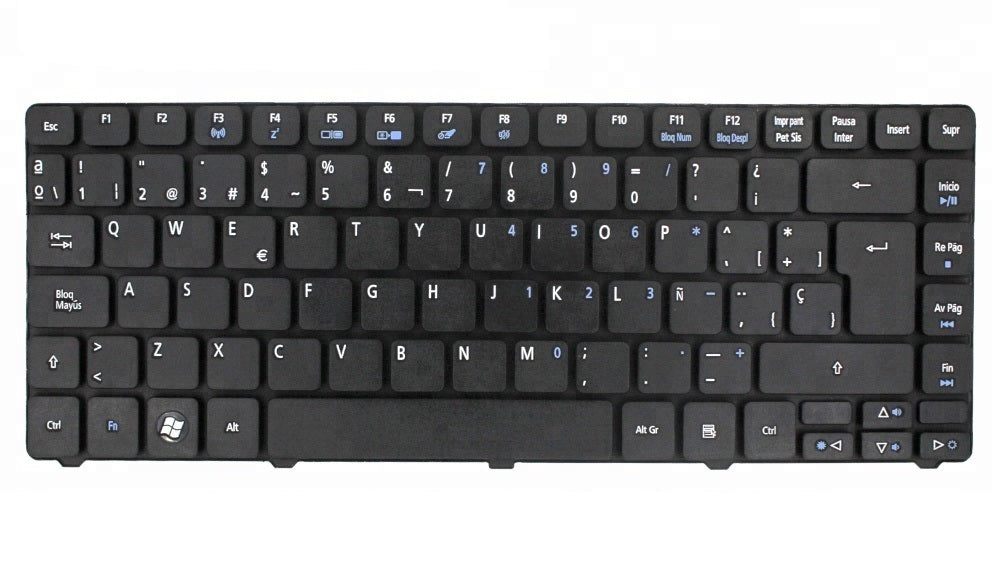 Teclado Notebook Acer 3810t 4810t P/n:Mb301-001Padrao Abnt2