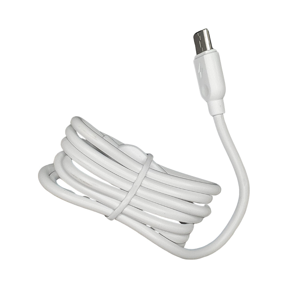 Carregador Tipo-C Turbo H'maston, Tipo-C, 4.8A, Com Duas Entradas, Y45-3 -Branco