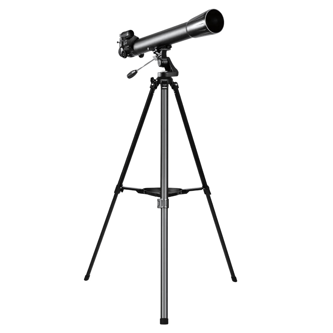 Telescópio Astronômico Refrator Azimutal, Com Tripé, Abertura 70mm, Ampliação Até 350X, BM-70070S