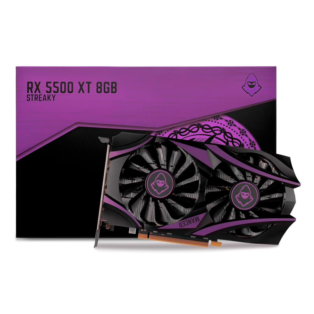 Computador Gamer i5-8400, RAM 16GB, SSD 512GB, Placa de Vídeo RX5500XT-8 GB, Fonte 600w 80 Plus, Gab Com 3 Cooler, Win11