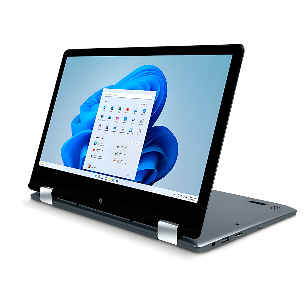Notebook Positivo Duo 2 em 1 Intel Celeron 4GB 128GB, Tela 11,6" IPS HD, Windows11, Cinza - C4128B-3