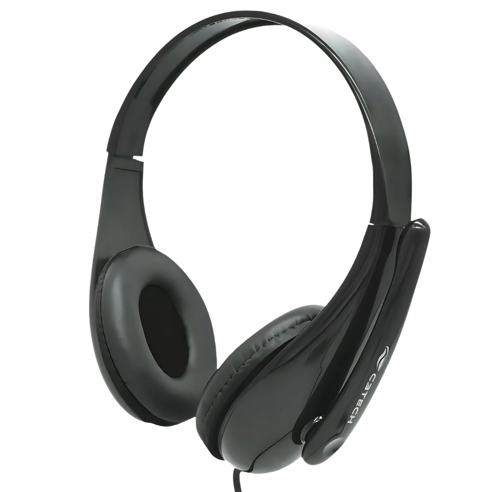 Headset C3Tech, Com Microfone, PH-340BK, USB Estéreo, Com Controle - Preto