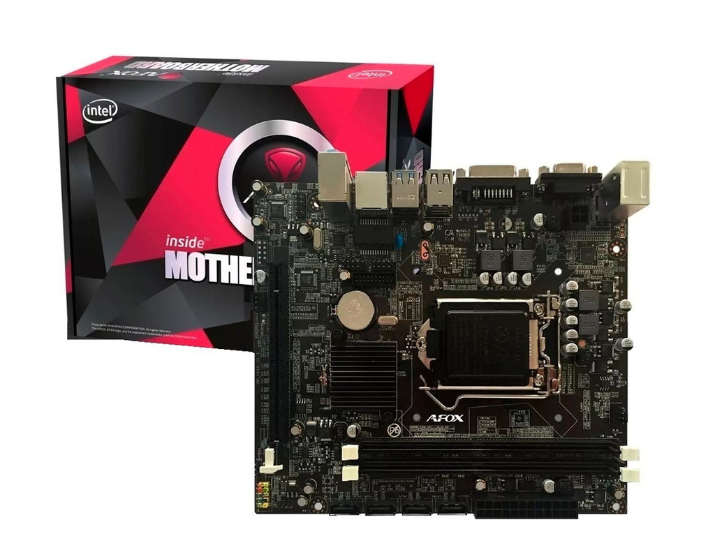 Placa Mãe Micro Atx Lga 1156 Ddr3 H55 Afox Ih55-Ma4 Micro -Vga-hdmi