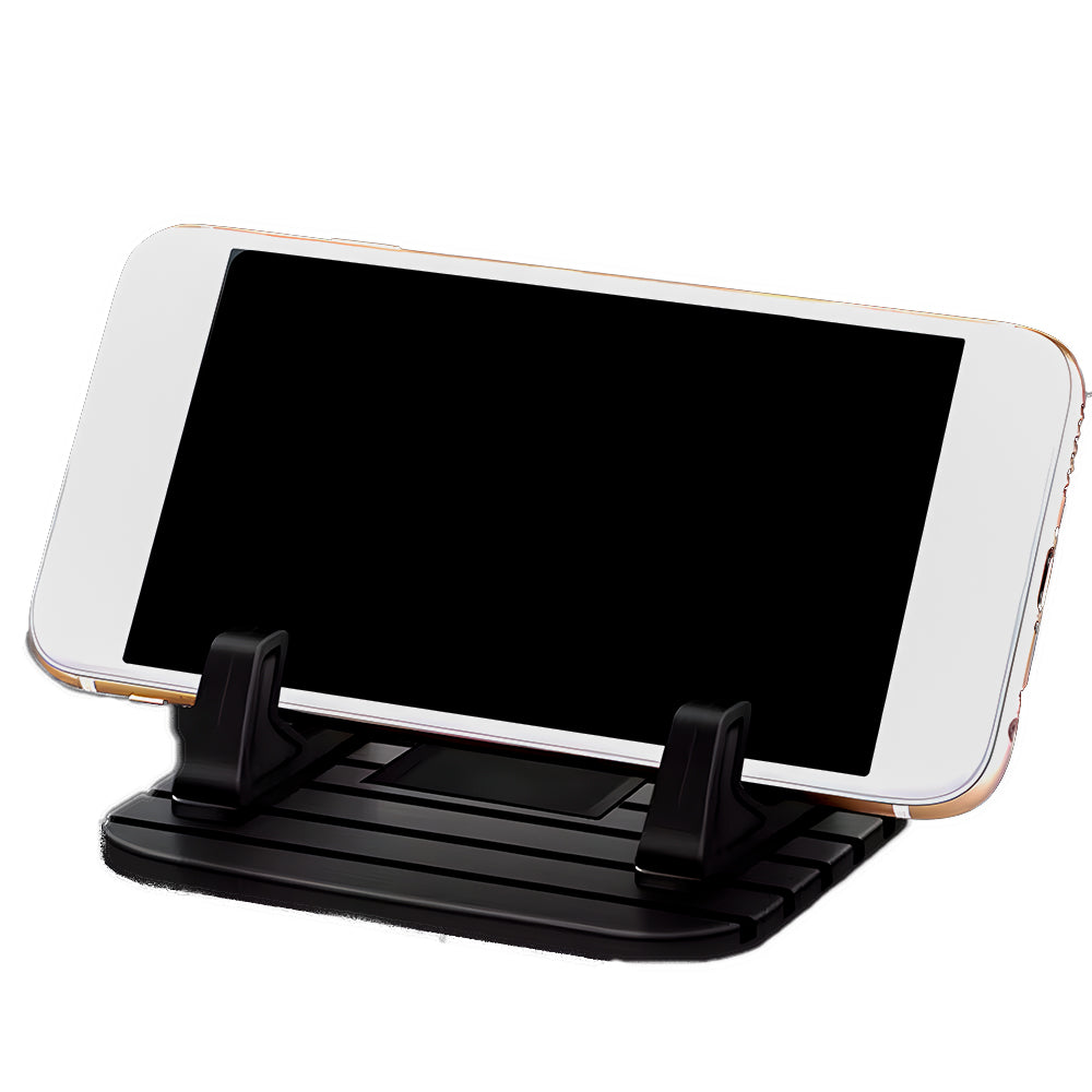 Suporte De Celular Universal, Antiderrapante, Em Borracha, Para Painel De Carro, Preto