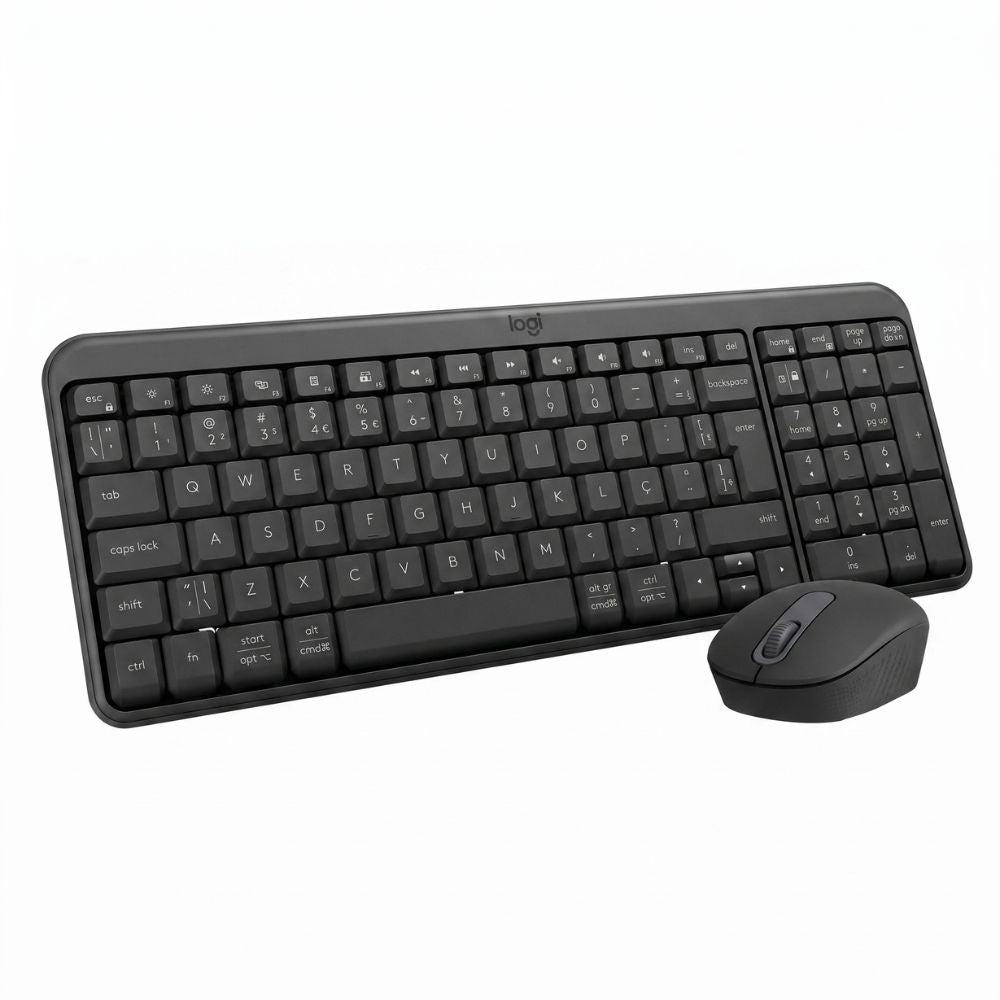 Kit Teclado e Mouse Logitech MK250 Bluetooth Grafite - 920-013516